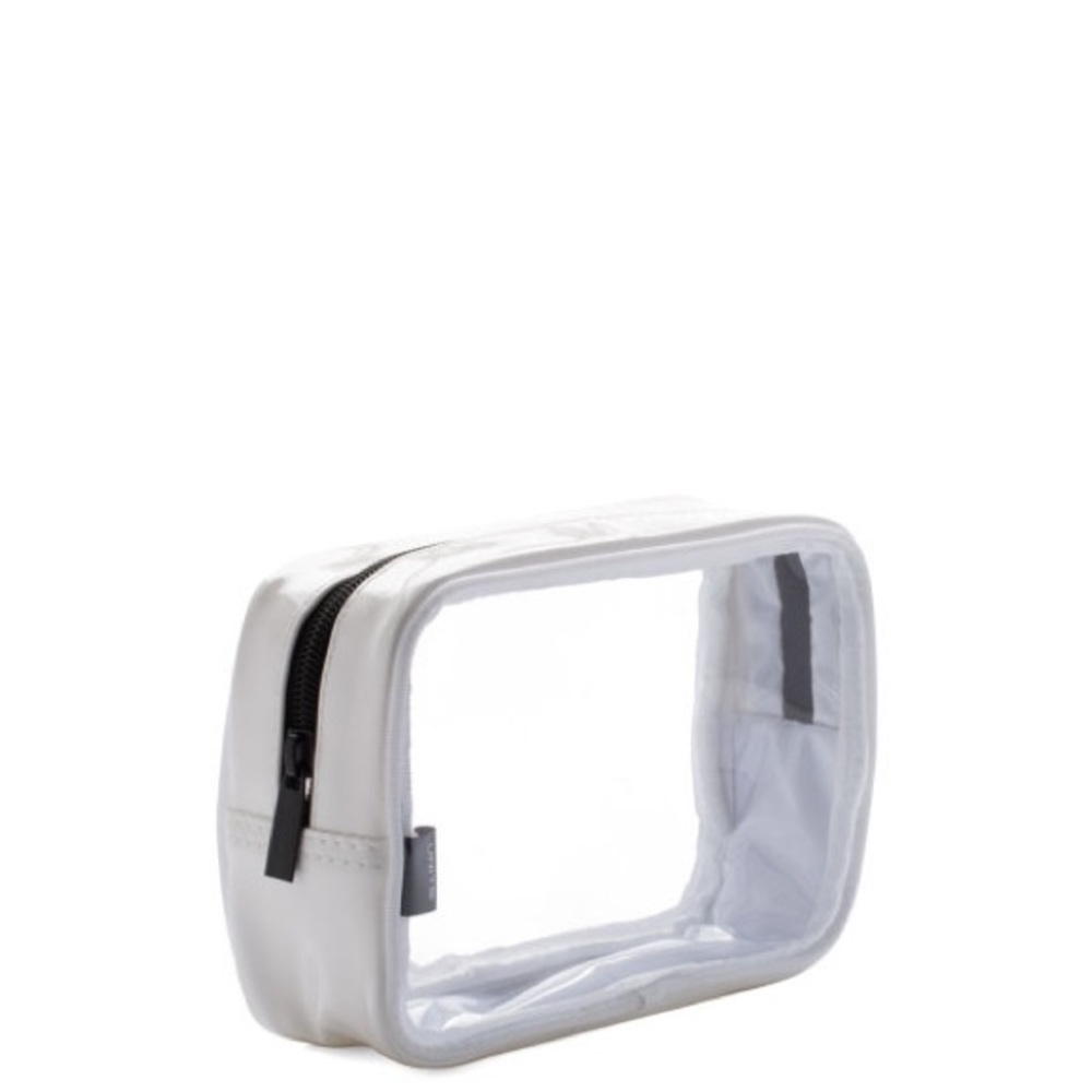 UNITS Unit 802 Small PVC Clear White Black Beauty Makeup Cosmetic Bag (New) - Picture 3 of 8